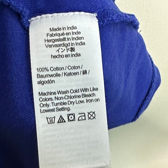 J. CREW High Low Tank Maxi Dress Cobalt Blue Sz S {3E2} - Picture 8 of 9